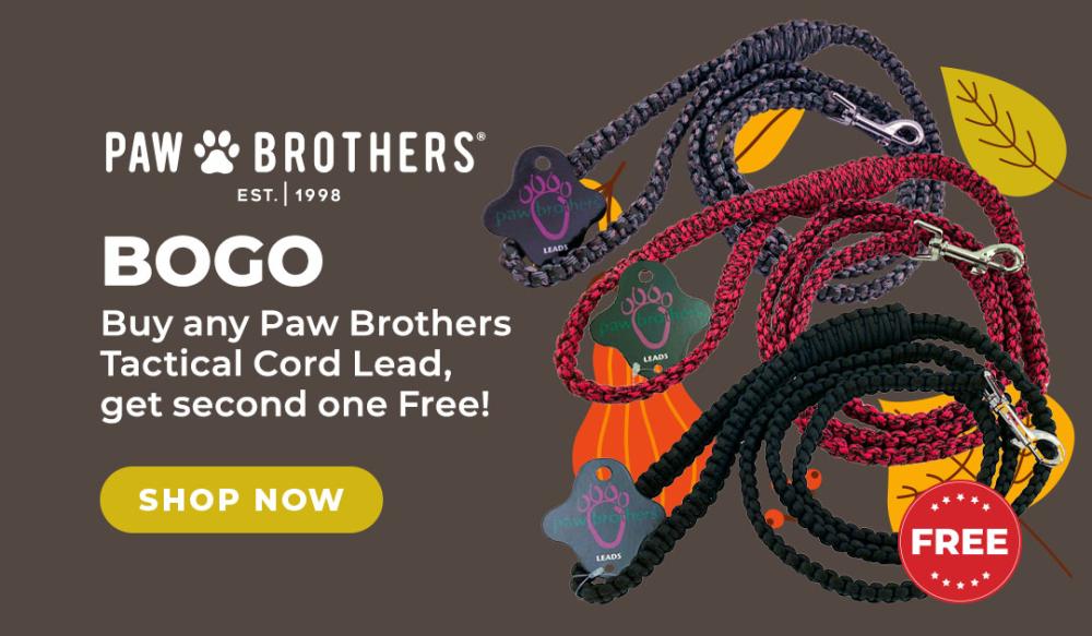 BOGO Paw Brothers Tactical Cord Leads