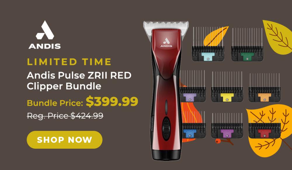 Limited Time Andis Pulse ZRII Red Bundle