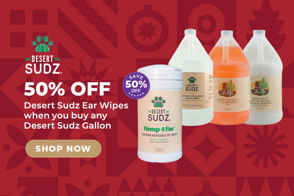 50% off Desert Sudz Wipes with Gallon purchase