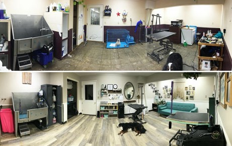 Britt Johnson's before and after shop pics