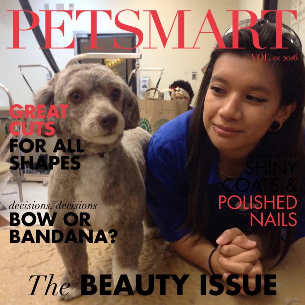 PetSmart Magazine Cover with Magdalena