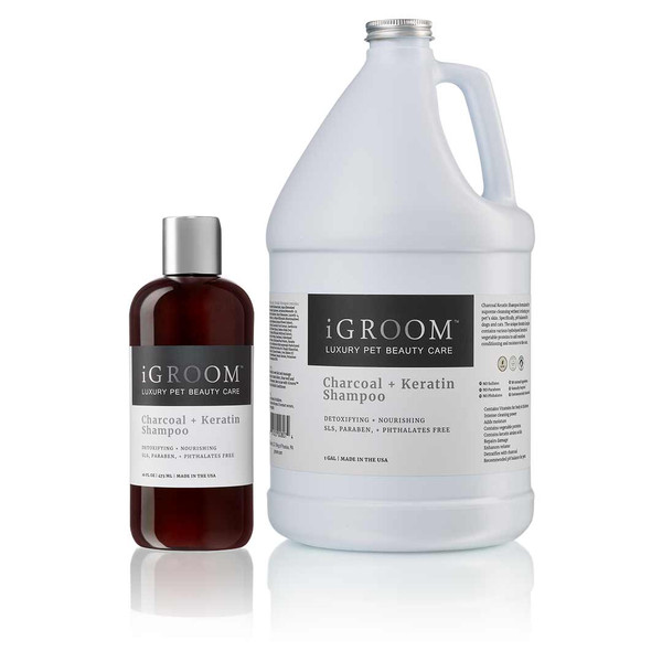 iGroom Charcoal + Keratin Shampoo for Dogs