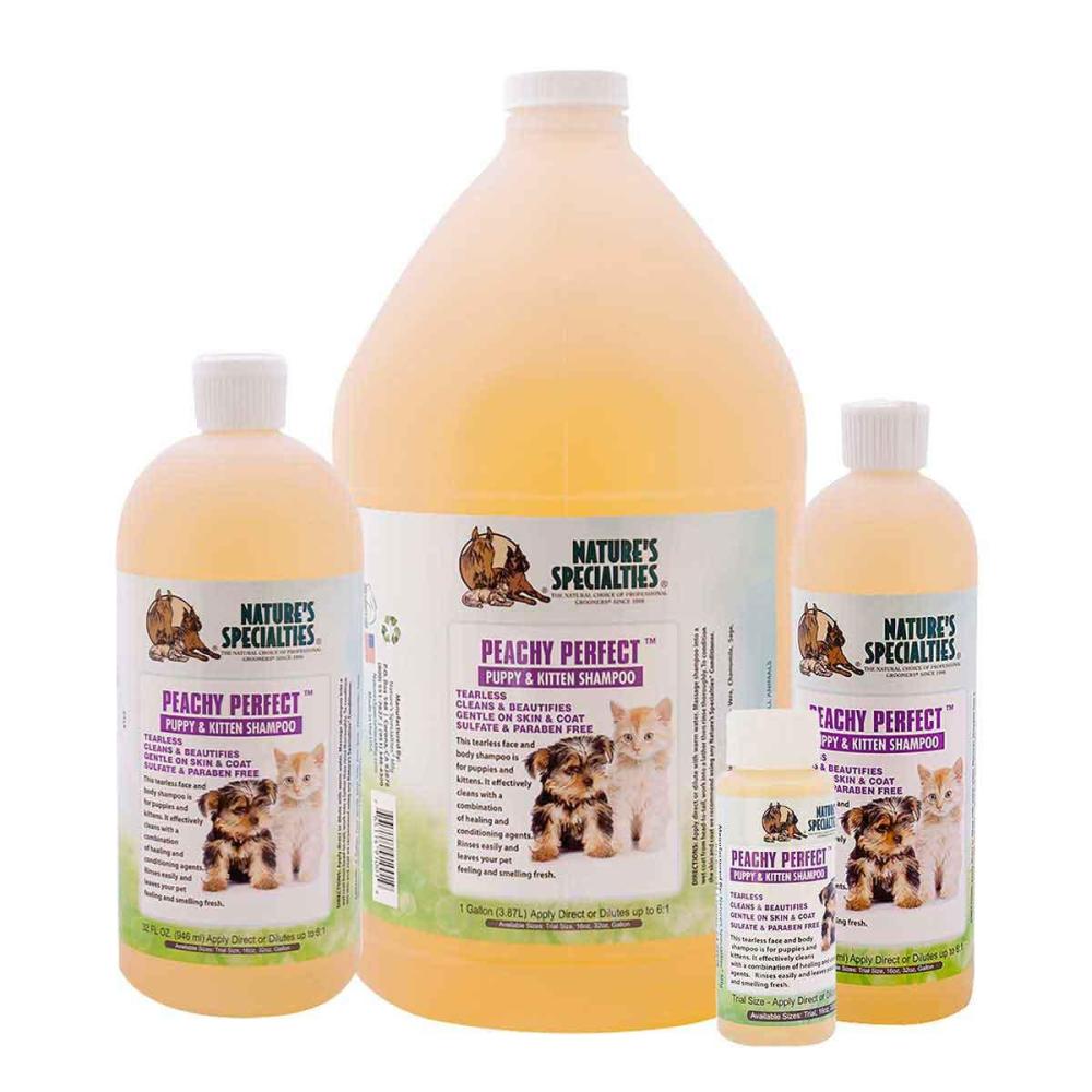 Nature's Specialties Peachy Perfect Puppy and Kitten Shampoo