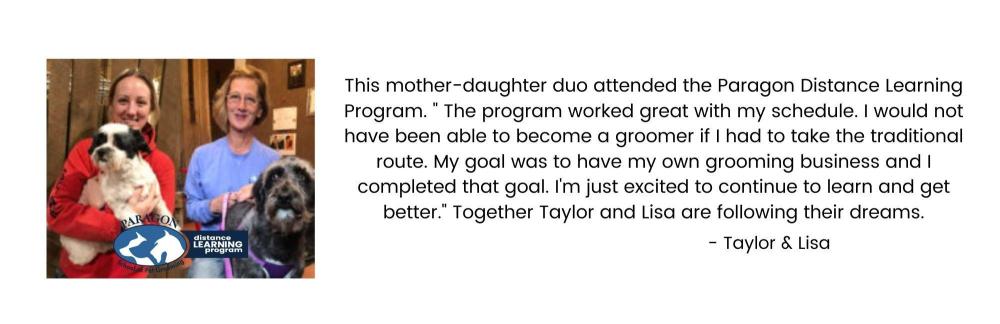 Taylar and Lisa's Paragon Distance Learning Success Story