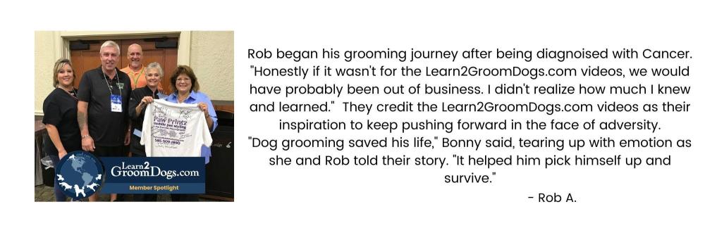 Rob's Learn2GroomDogs.com Success Story