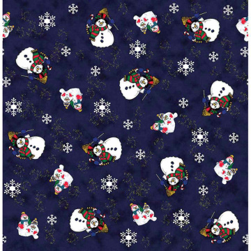Snowmen with Snowflakes Bandana