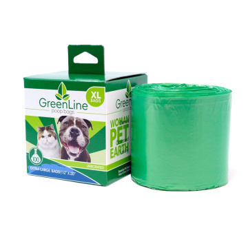 Greenline Bulk XL Poop Bags -  Bulk 12 Rolls/1200 Bags