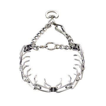 Herm Sprenger ULTRA-PLUS Steel Chrome-plated Training Collar with Center-Plate and Assembly Chain