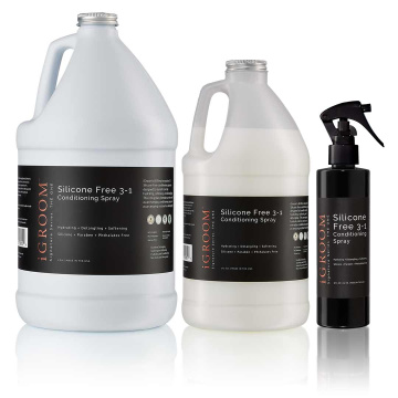 iGroom Silicone Free 3-1 Conditioning and Detangling Spray