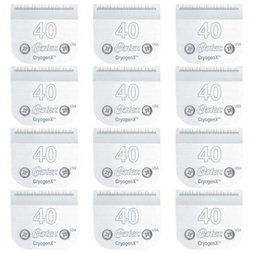 Oster 12-Pack #40 Cryogen-X Blades
