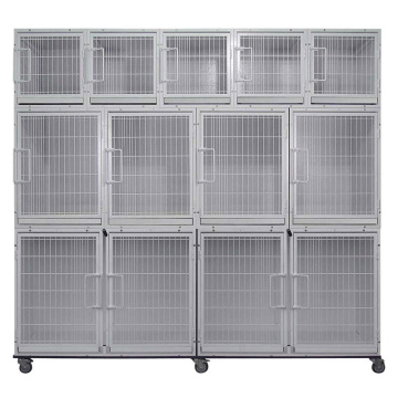Paw Brothers White Modular Cage Full Bank