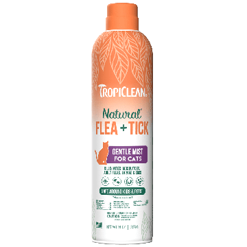 TropiClean Natural Flea + Tick Cat + Home Easy Mist Spray