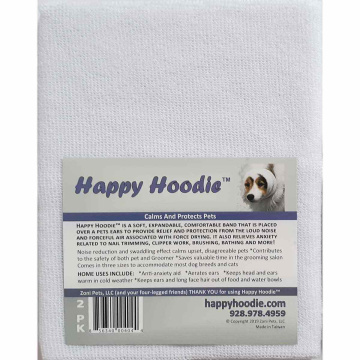 Happy Hoodie White 2 Pack