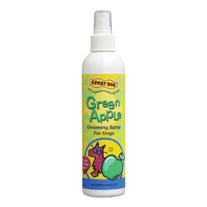 Crazy dog grooming spray best sale