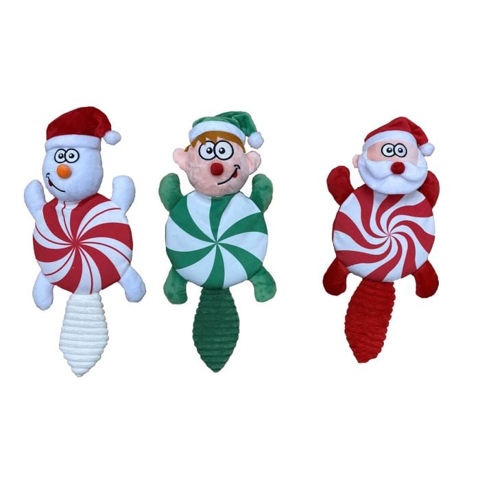 Holiday Peppermint Twist Plush 16" - Assorted