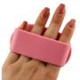 Paw Brothers Small Pink Rubber Curry Brush thumbnail