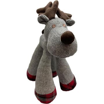 PetSport Herringbone Reindeer Plush 11”