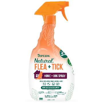 Tropiclean Natural Flea & Tick Spray For Home - 32 oz