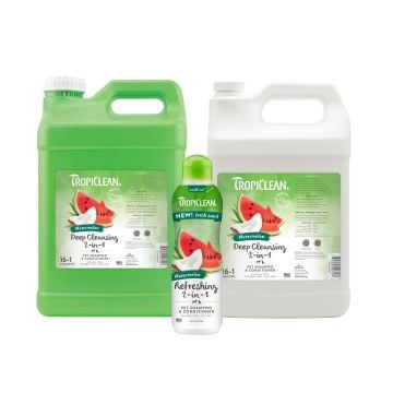 TropiClean Watermelon Deep Cleansing 2-in-1 Shampoo and Conditioner