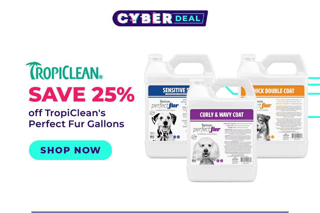 25% off Tropiclean Perfect Fur Gallons