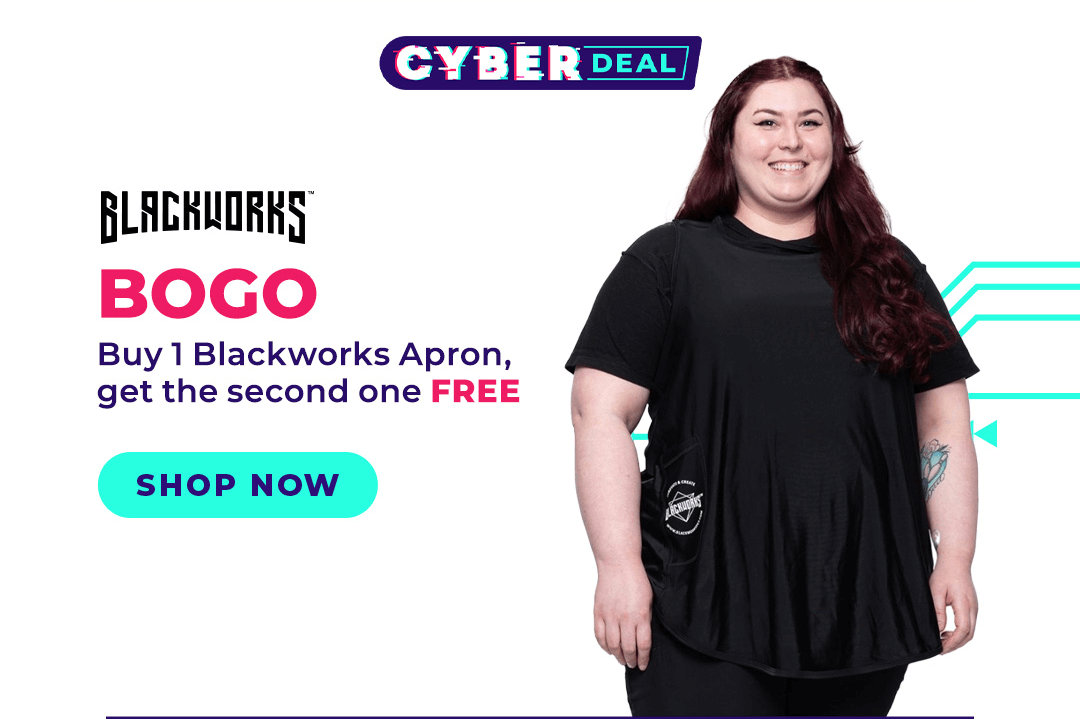 Buy 1 Blackworks Apron, get a second one free